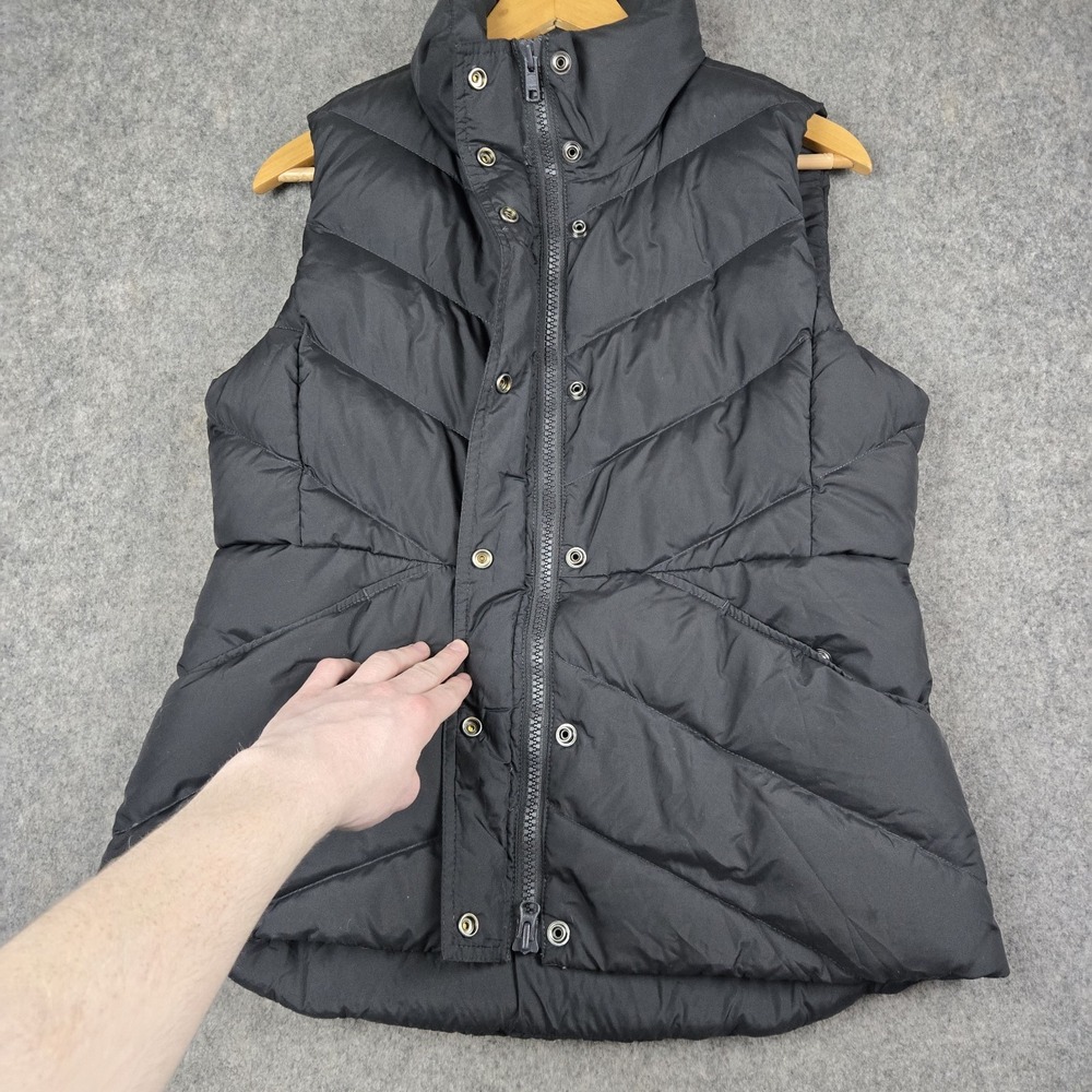 J Crew Vest Womens Medium Gray Sherpa Lined Down Filled Puffer Sleeveless Jacket - Picture 6 of 13